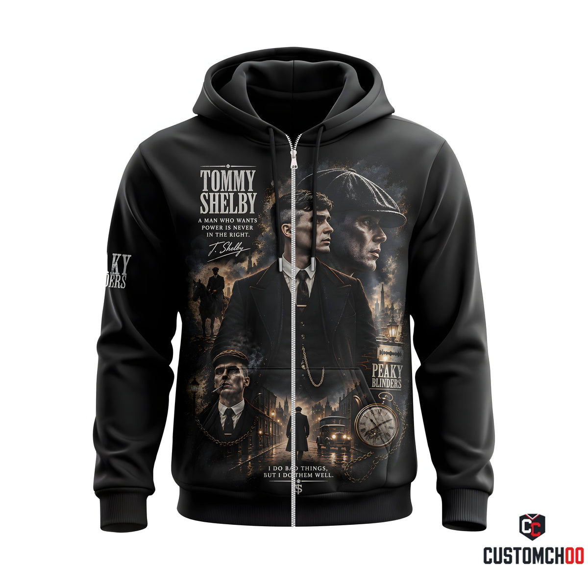 Limited Edition Tommy Shelby Vintage Gangster Graphic Apparel — Hoodie, Zip Hoodie, Sweatshirt & T-Shirt