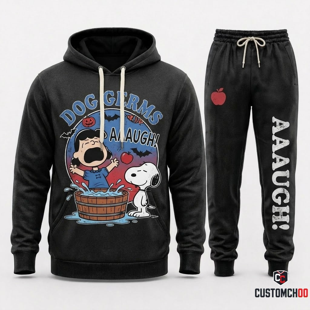 DOG GERMS - It's The Great Pumpkin Charlie Brown Hoodie & Pants Set - Vintage Halloween Streetwear