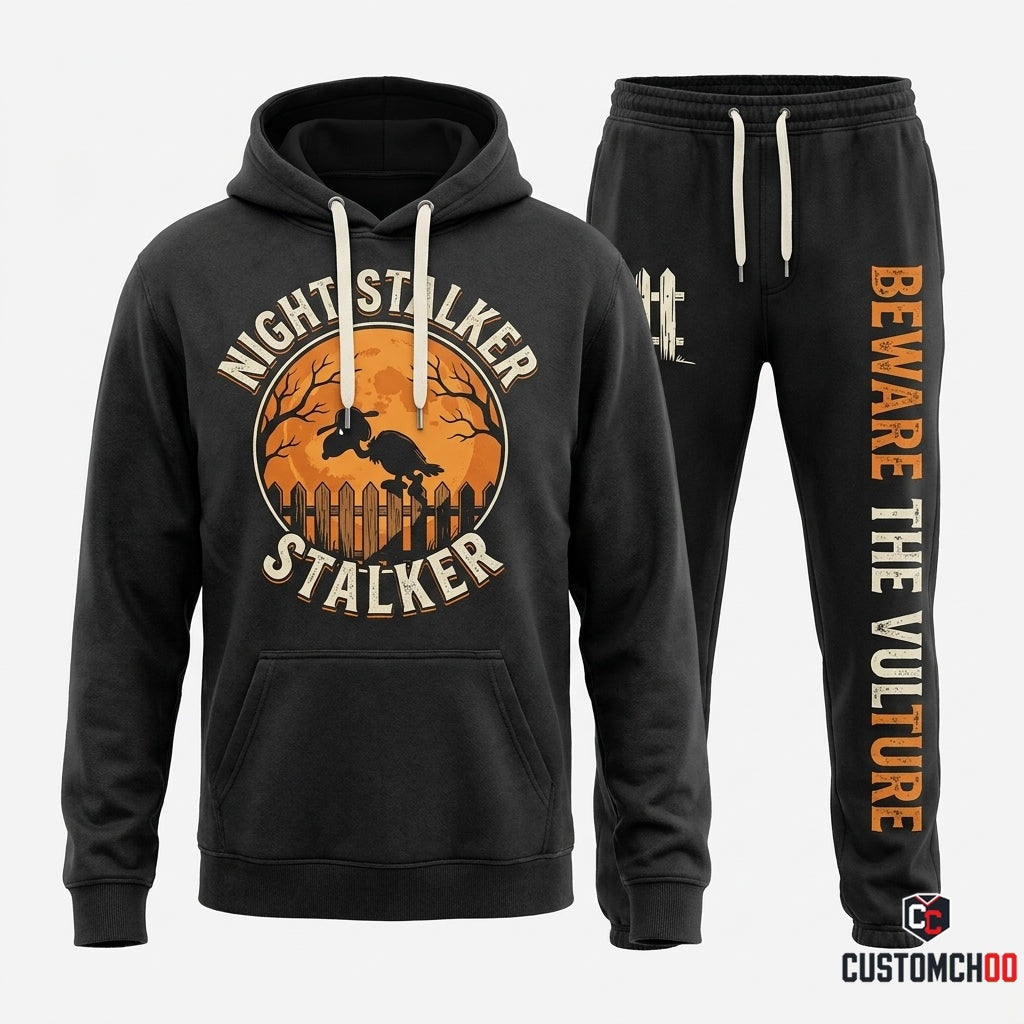 NIGHT STALKER - It's The Great Pumpkin Charlie Brown Hoodie & Pants Set - Vintage Halloween Streetwear
