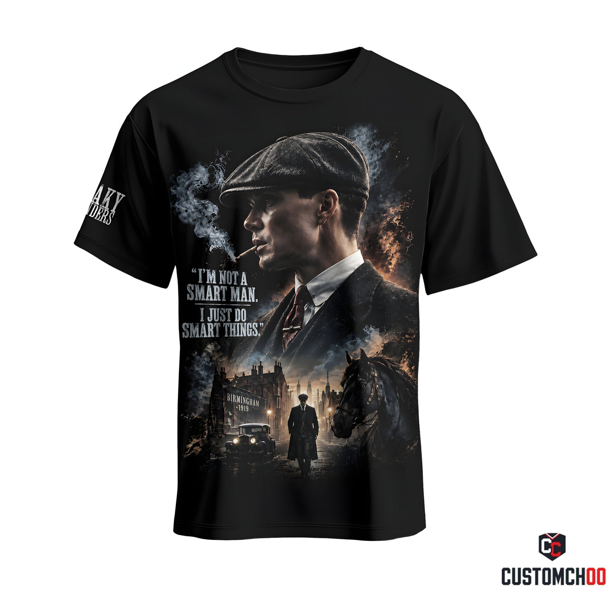 Limited Edition Smart Man Vintage Gangster Graphic Apparel — Hoodie, Zip Hoodie, Sweatshirt & T-Shirt