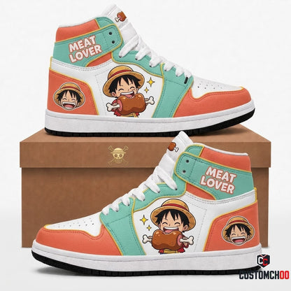 Monkey D. Luffy Gear 5 Anime Canvas High Top Sneakers - 08. Chibi Pop