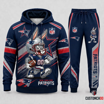 Bug Bunny NFL Fan Set — Hoodie & Sweatpants | All 32 Football Teams Available