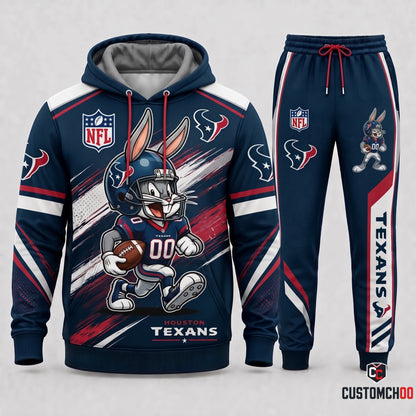 Bug Bunny NFL Fan Set — Hoodie & Sweatpants | All 32 Football Teams Available