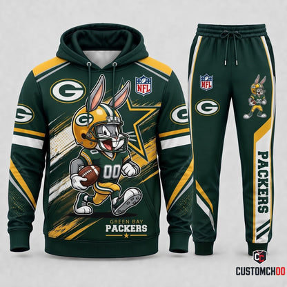Bug Bunny NFL Fan Set — Hoodie & Sweatpants | All 32 Football Teams Available