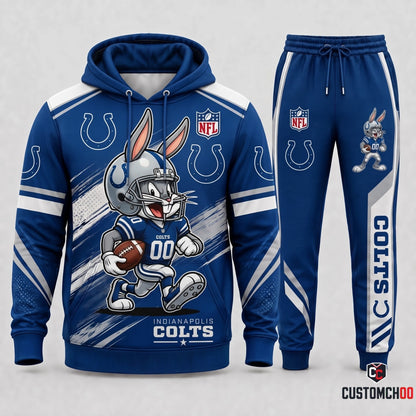 Bug Bunny NFL Fan Set — Hoodie & Sweatpants | All 32 Football Teams Available