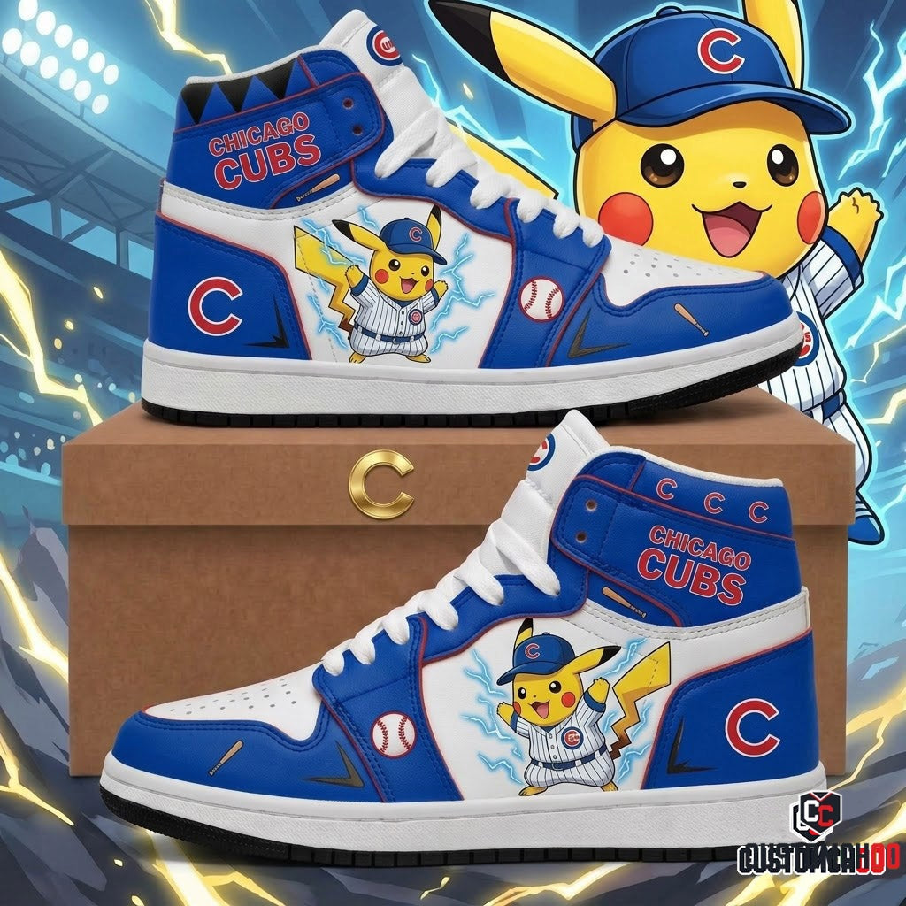 MLB x Pokemon Baseball Fan High Top Sneakers | All 30 Teams Available