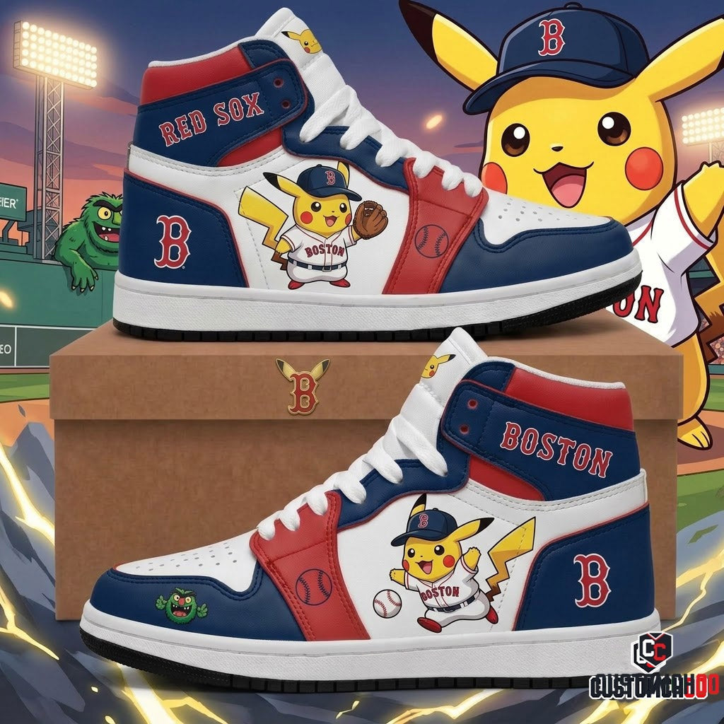 MLB x Pokemon Baseball Fan High Top Sneakers | All 30 Teams Available