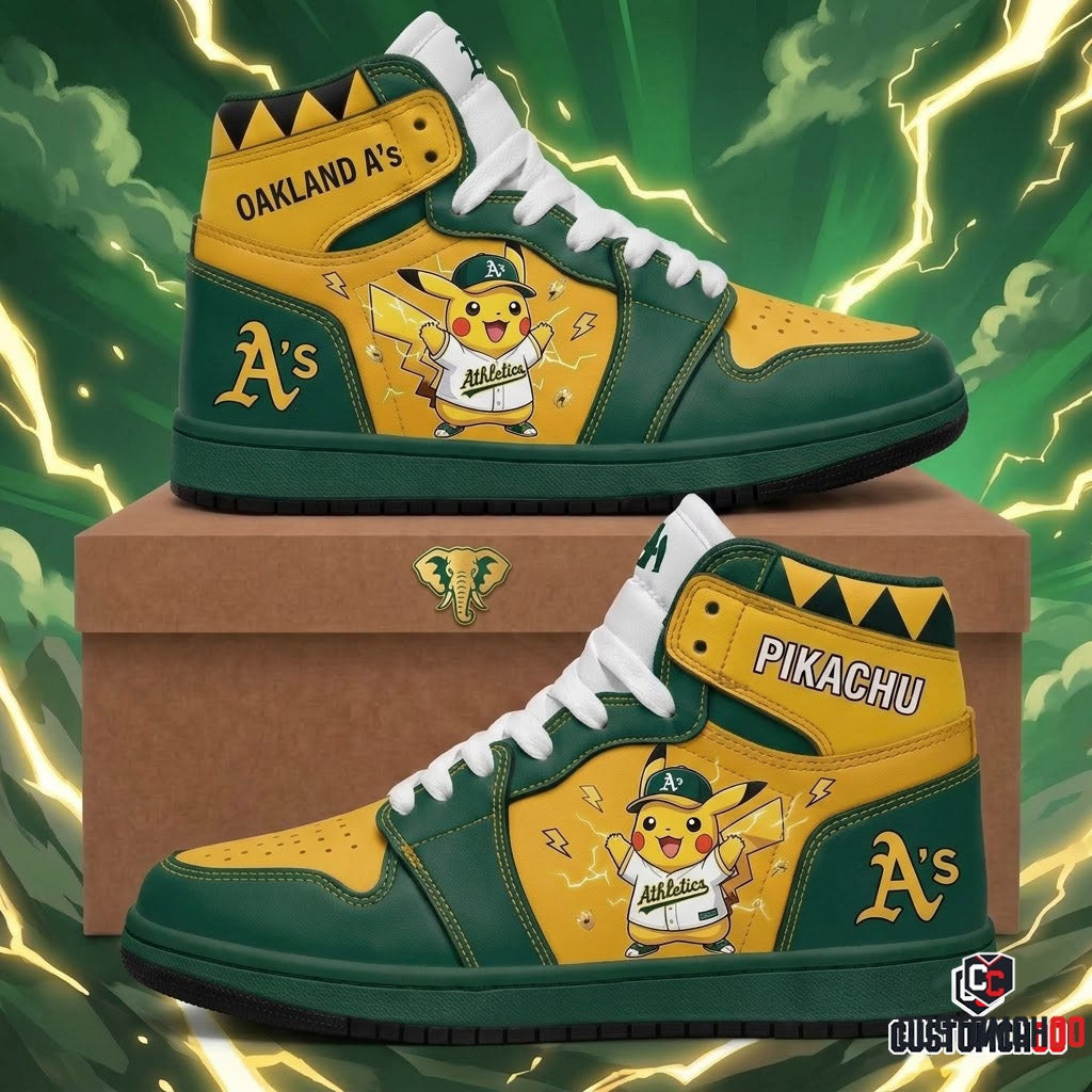 MLB x Pokemon Baseball Fan High Top Sneakers | All 30 Teams Available