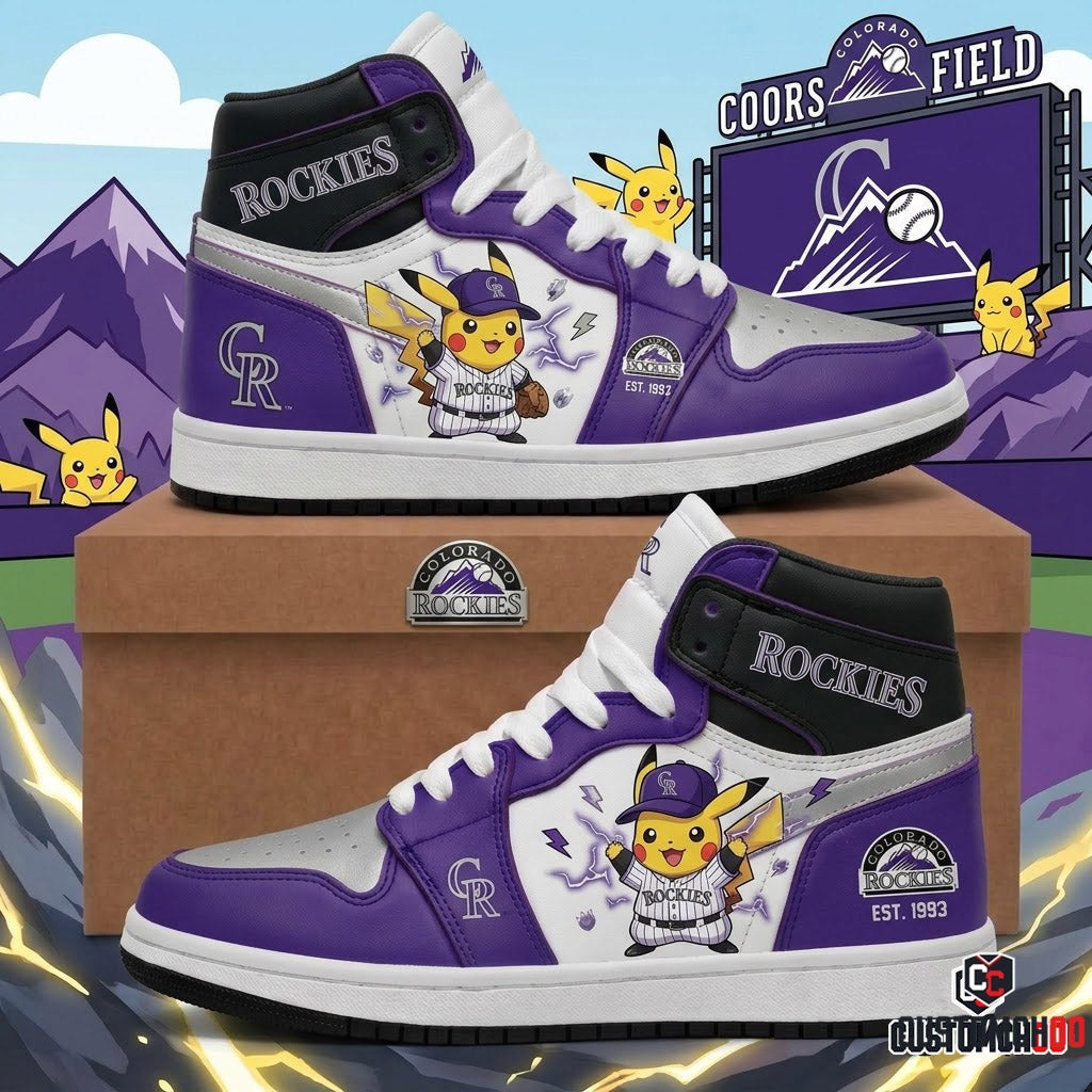 MLB x Pokemon Baseball Fan High Top Sneakers | All 30 Teams Available
