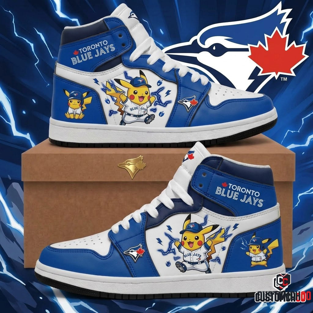 MLB x Pokemon Baseball Fan High Top Sneakers | All 30 Teams Available