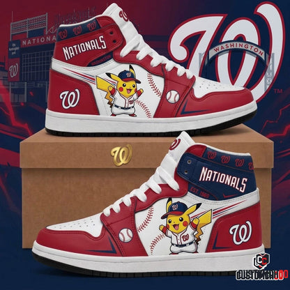 MLB x Pokemon Baseball Fan High Top Sneakers | All 30 Teams Available