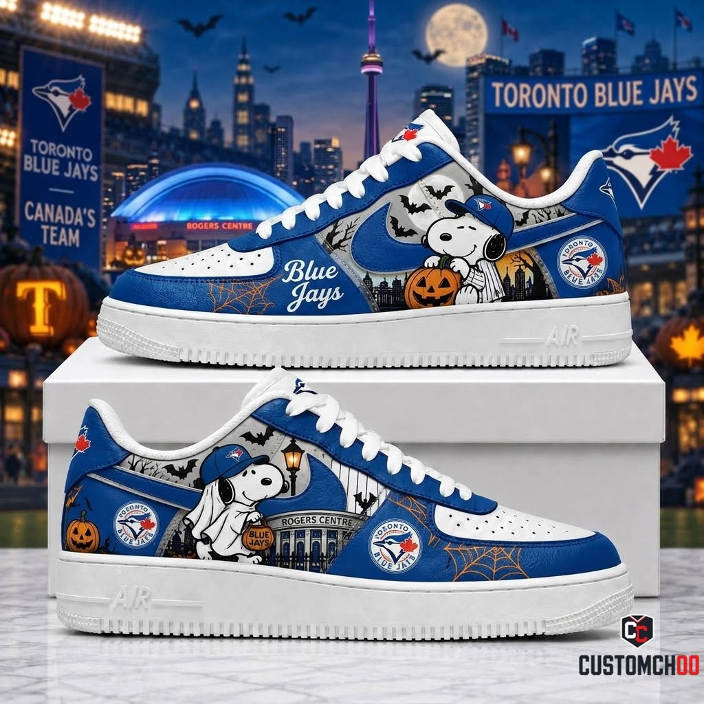 Halloween Edition - MLB Snoopy Fan Sneakers | Baseball Team Shoes Gift