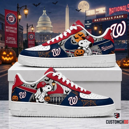 Halloween Edition - MLB Snoopy Fan Sneakers | Baseball Team Shoes Gift