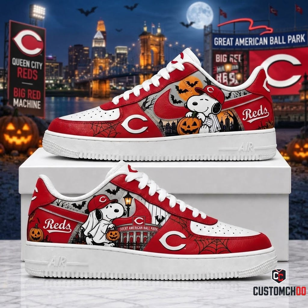 Halloween Edition - MLB Snoopy Fan Sneakers | Baseball Team Shoes Gift