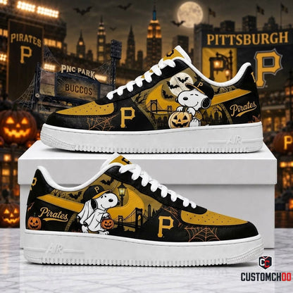 Halloween Edition - MLB Snoopy Fan Sneakers | Baseball Team Shoes Gift