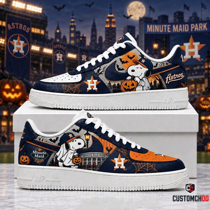 Halloween Edition - MLB Snoopy Fan Sneakers | Baseball Team Shoes Gift