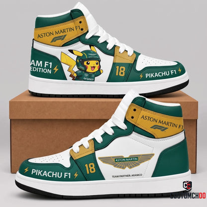 Sport Racing F1 x Pokemon Fan High Top Sneakers | All 11 Formula Teams Available