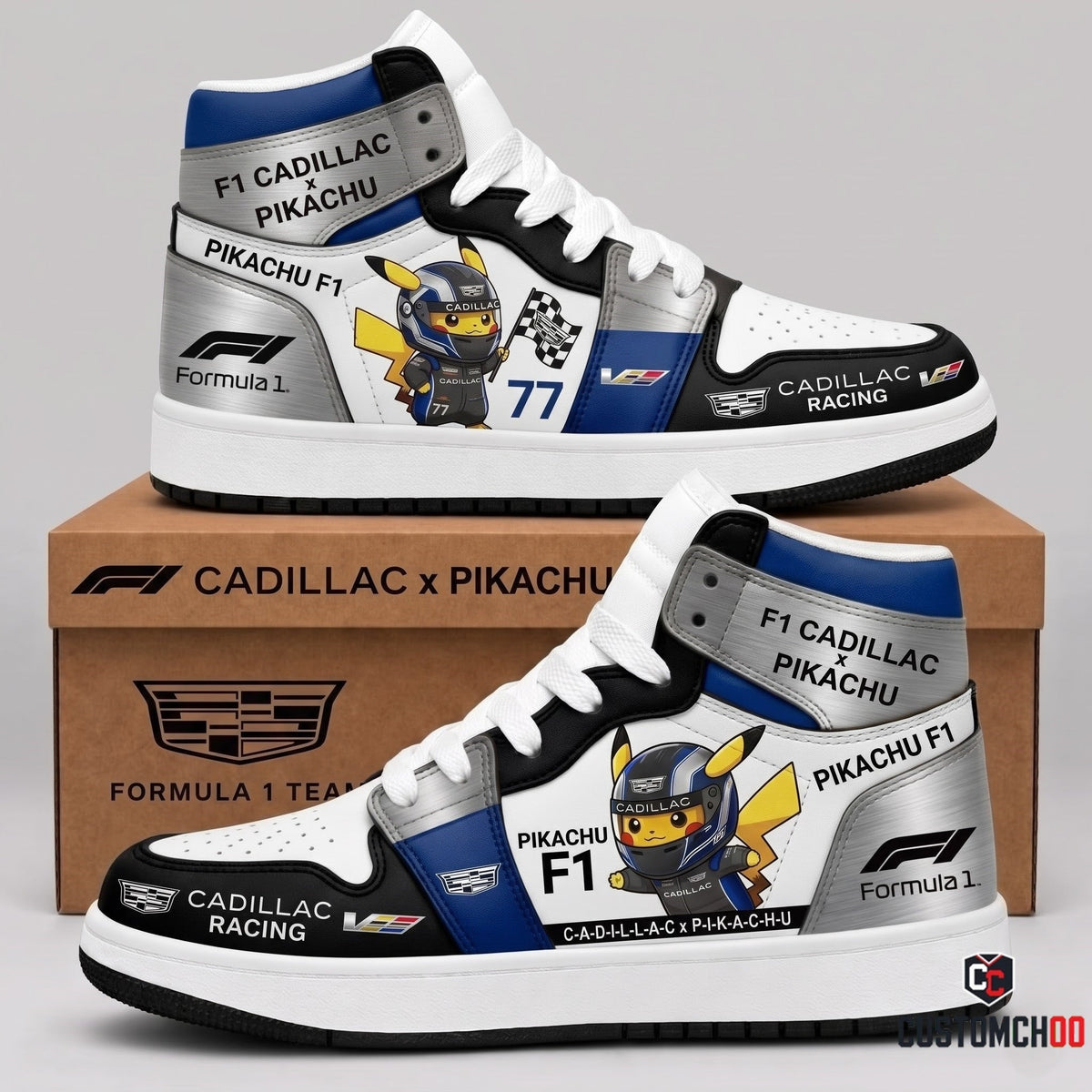 Sport Racing F1 x Pokemon Fan High Top Sneakers | All 11 Formula Teams Available