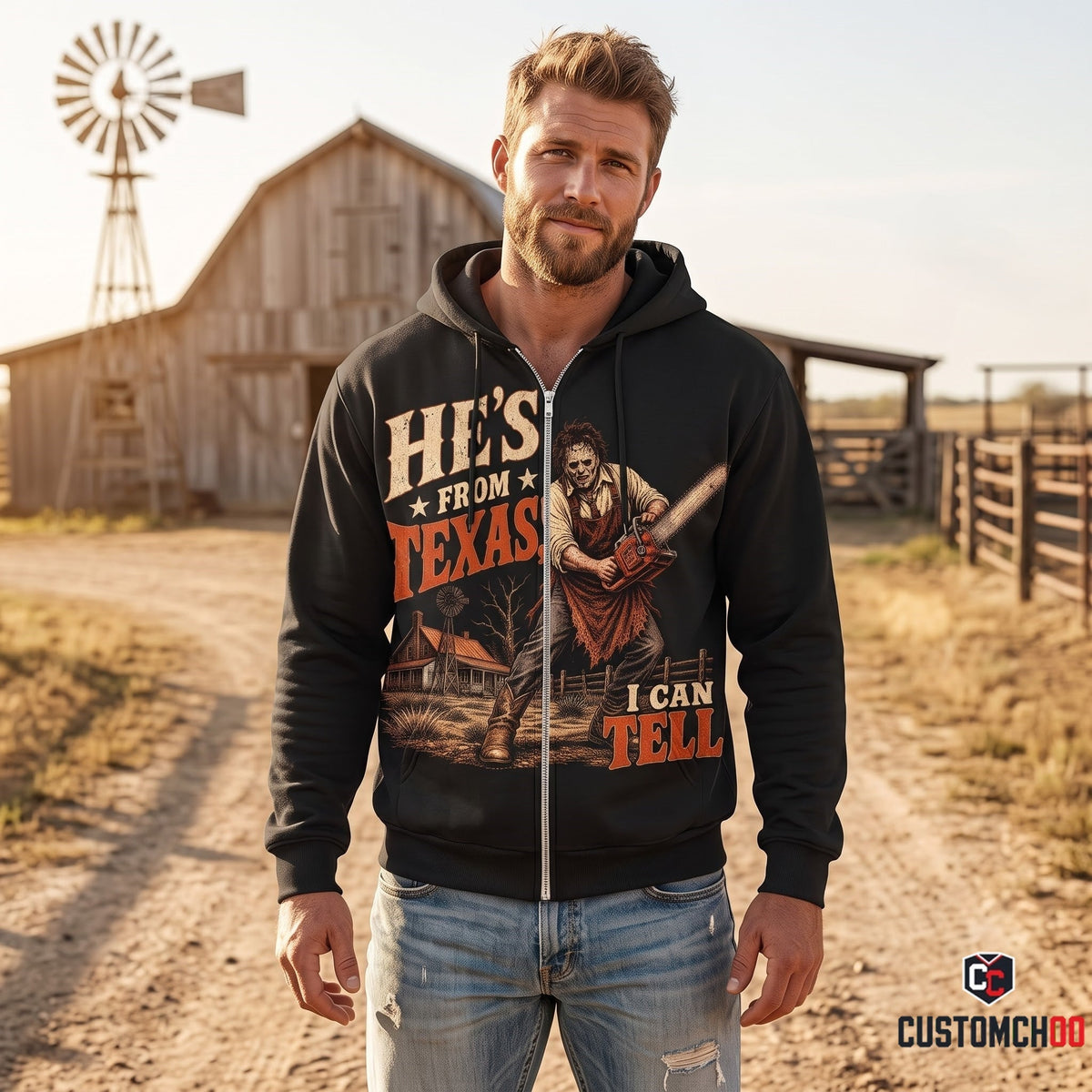 Limited Edition Texas Horror Hoodie & Shirt Collection — Vintage Halloween Movie Tee
