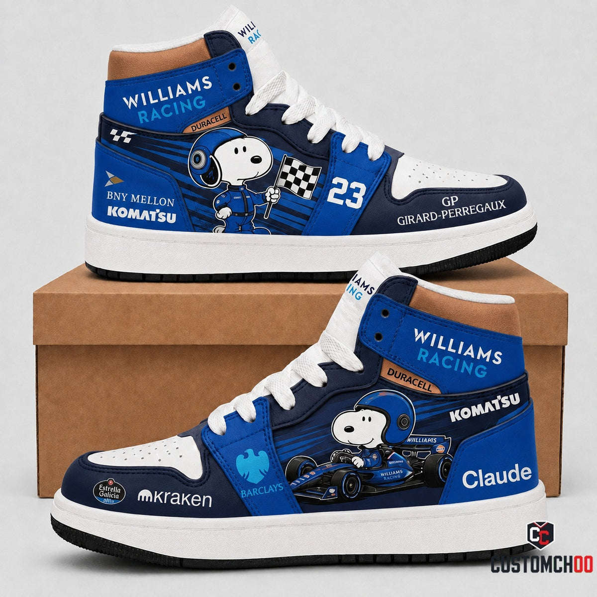 Sport Racing Fan Hoodie Set & High Sneakers | All 11 Formula Teams Available