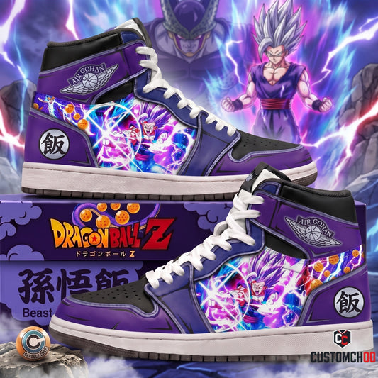 Limited Edition Son Gohan Fan Shoes — Anime High Top Sneaker Gift