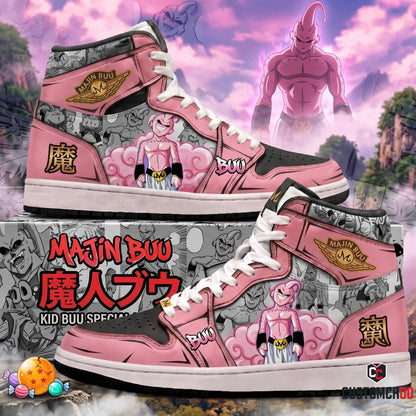 Limited Edition Majin Buu Fan Shoes — Anime High Top Sneaker Gift