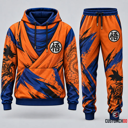 Limited Edition Cosplay Dragon Ball Hoodie & Sweatpants Fan Set