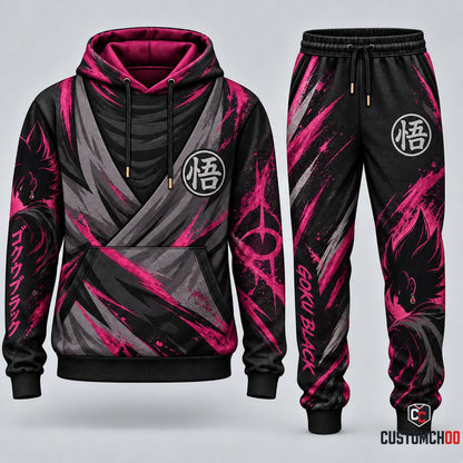 Limited Edition Cosplay Dragon Ball Hoodie & Sweatpants Fan Set