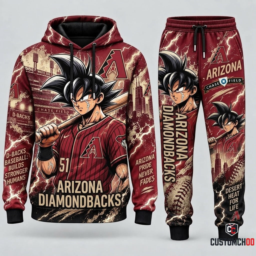 Limited Edition Son Goku x MLB Hoodie & Sweatpants Fan Set