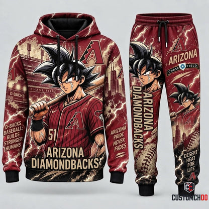Limited Edition Son Goku x MLB Hoodie & Sweatpants Fan Set