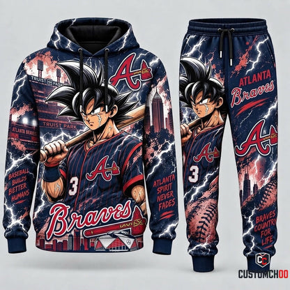 Limited Edition Son Goku x MLB Hoodie & Sweatpants Fan Set