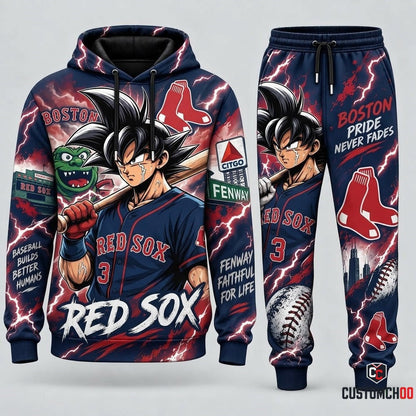 Limited Edition Son Goku x MLB Hoodie & Sweatpants Fan Set