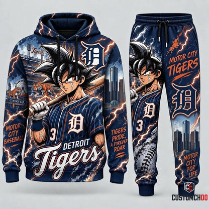 Limited Edition Son Goku x MLB Hoodie & Sweatpants Fan Set