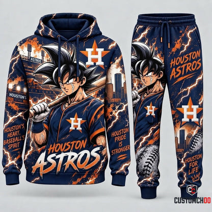 Limited Edition Son Goku x MLB Hoodie & Sweatpants Fan Set