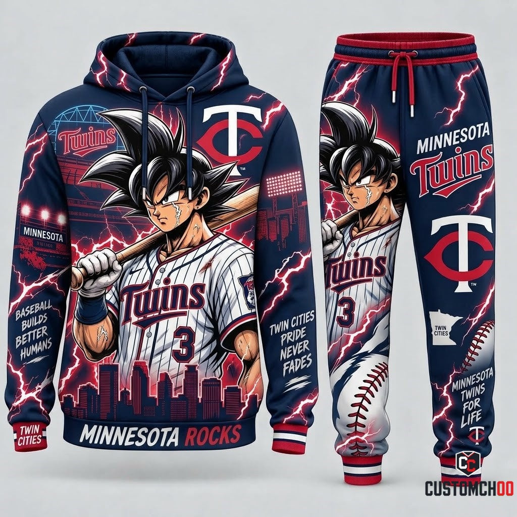 Limited Edition Son Goku x MLB Hoodie & Sweatpants Fan Set