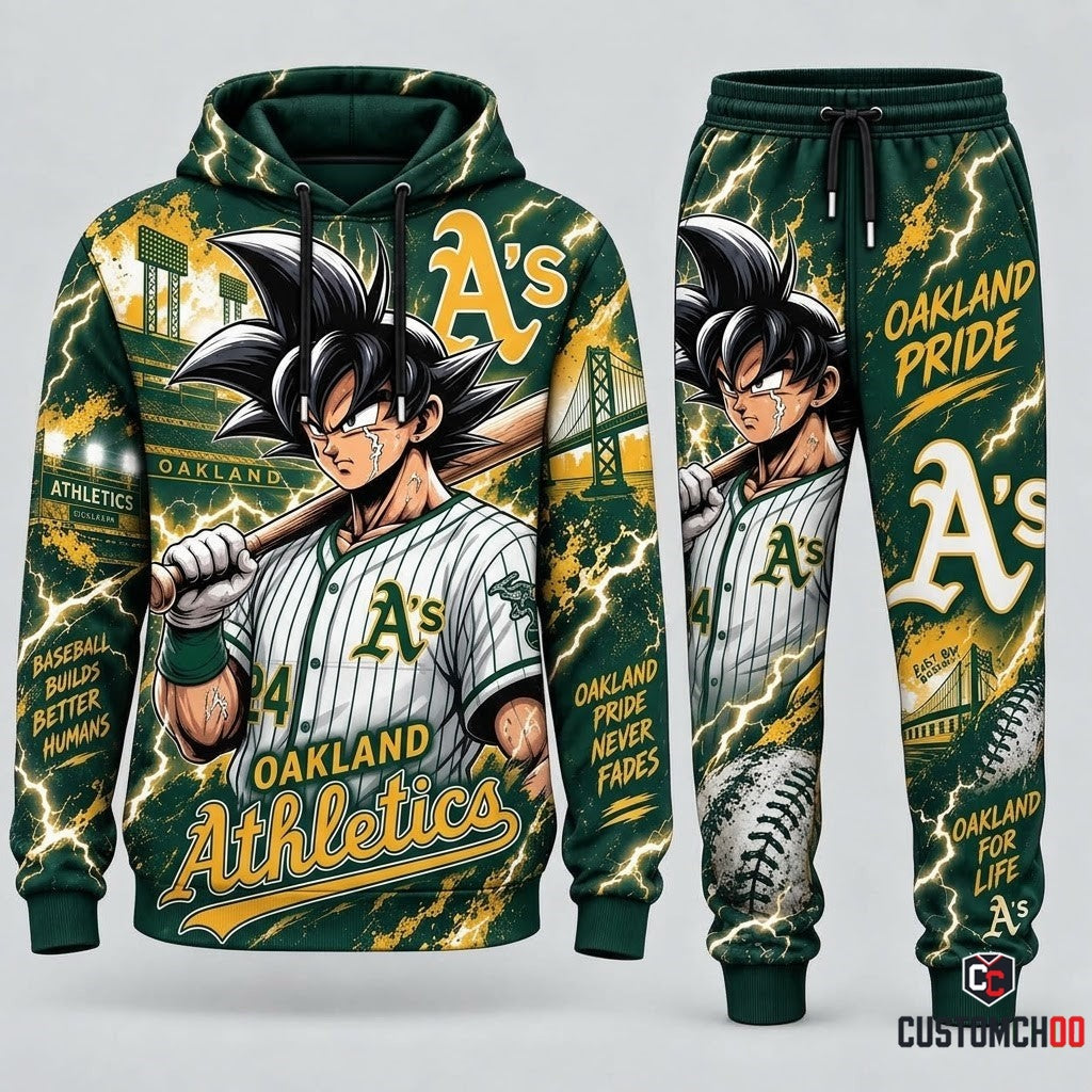 Limited Edition Son Goku x MLB Hoodie & Sweatpants Fan Set