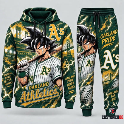 Limited Edition Son Goku x MLB Hoodie & Sweatpants Fan Set