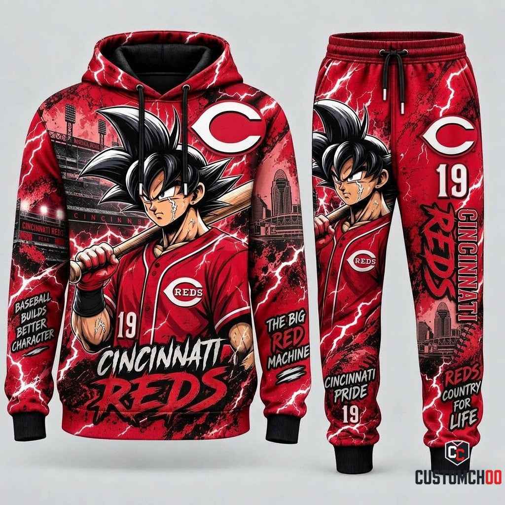 Limited Edition Son Goku x MLB Hoodie & Sweatpants Fan Set
