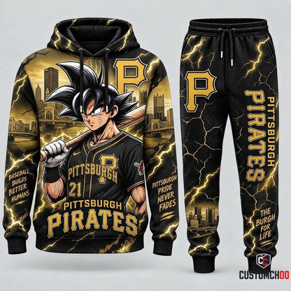 Limited Edition Son Goku x MLB Hoodie & Sweatpants Fan Set