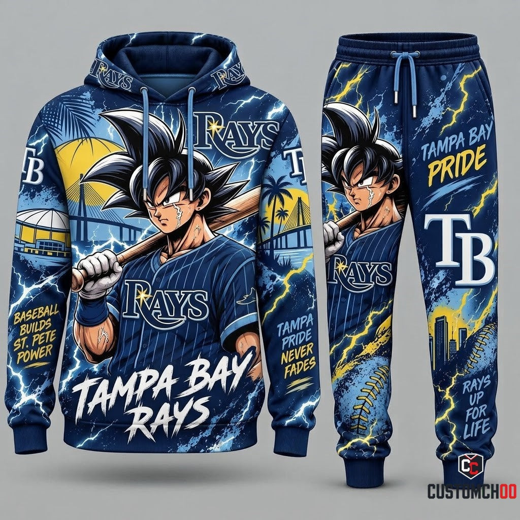 Limited Edition Son Goku x MLB Hoodie & Sweatpants Fan Set