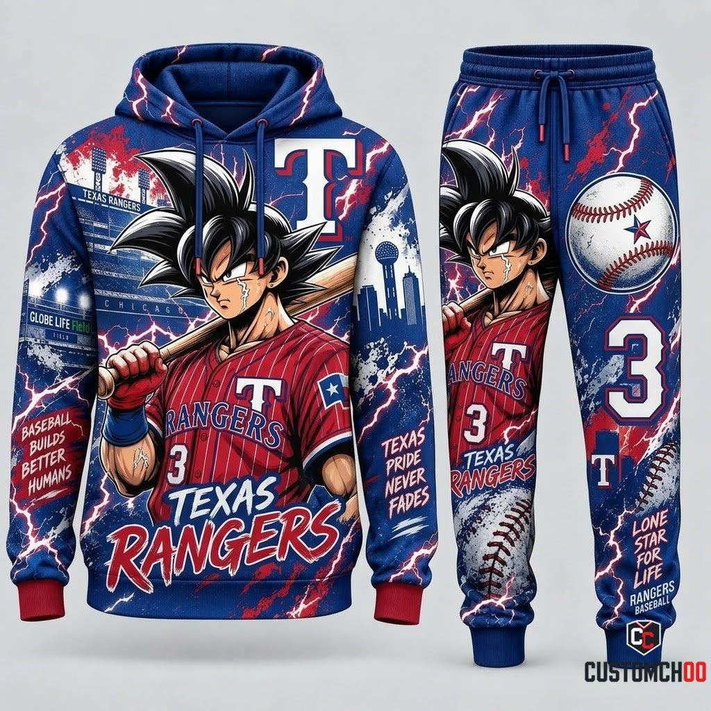 Limited Edition Son Goku x MLB Hoodie & Sweatpants Fan Set