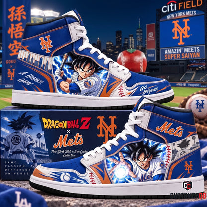Son Goku x MLB Baseball Fan High Top Sneakers | All 30 Teams Available