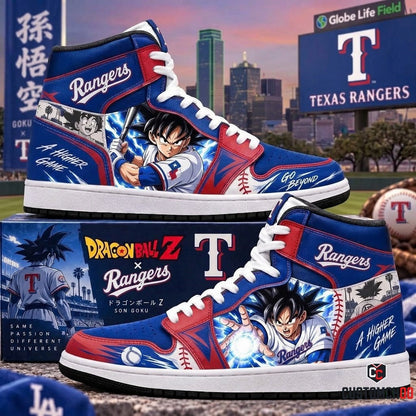 Son Goku x MLB Baseball Fan High Top Sneakers | All 30 Teams Available
