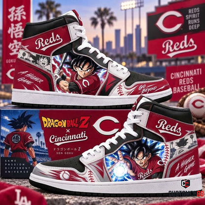 Son Goku x MLB Baseball Fan High Top Sneakers | All 30 Teams Available