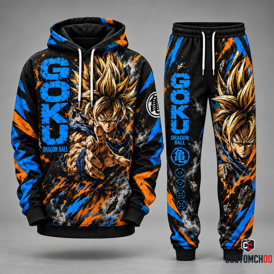 Dragon Ball Transformation Fan Set — Dragon Ball Hoodie & Sweatpants