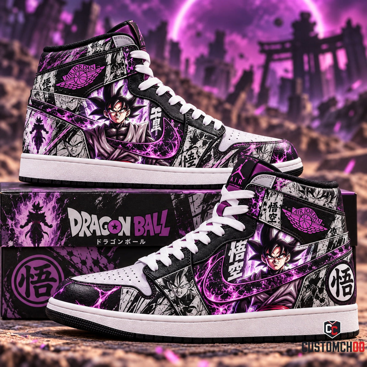 Dragon Ball Black Goku Fan Shoes GIFT — Anime Sneaker