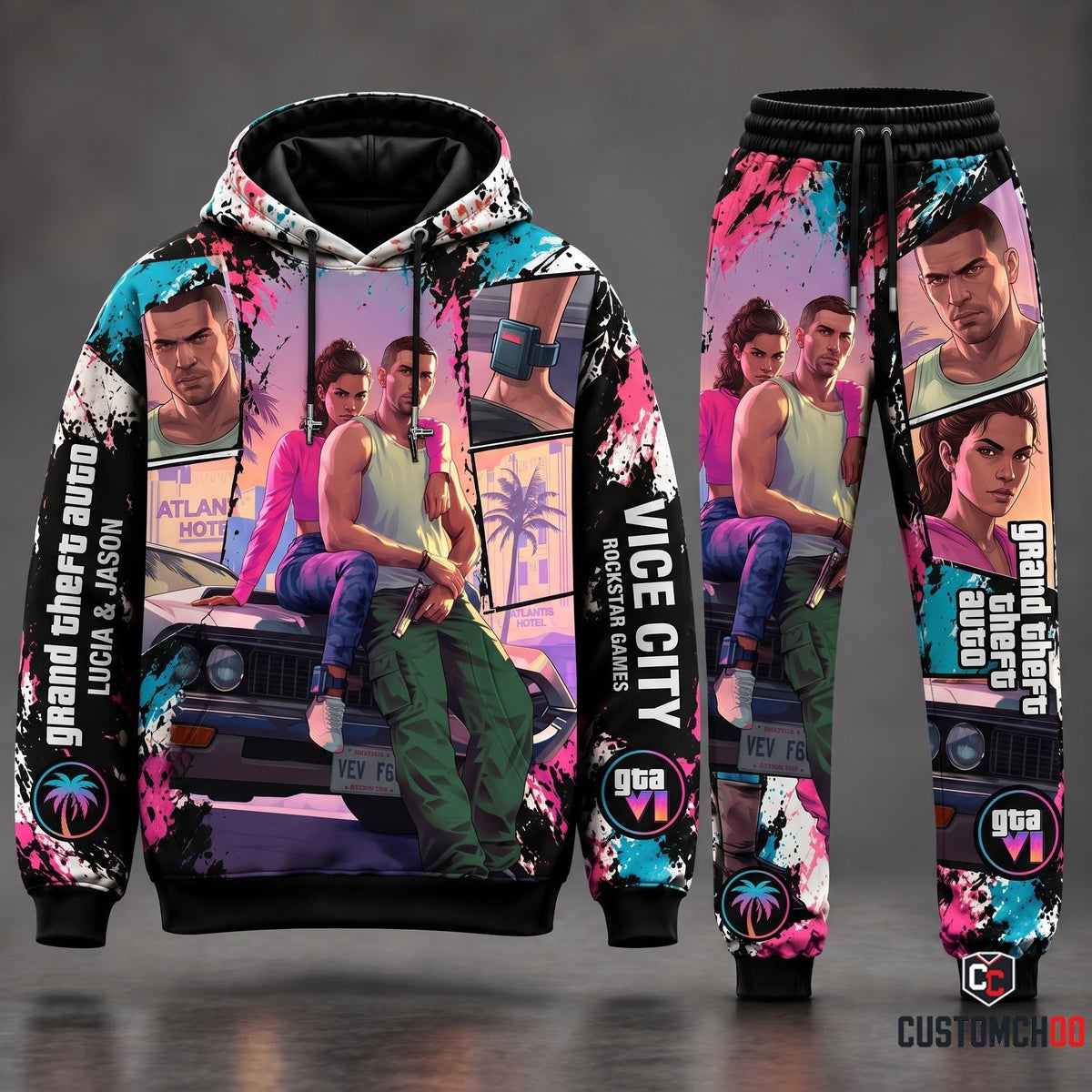 GTA6 Transformation Fan Set — GTA6 Hoodie & Sweatpants