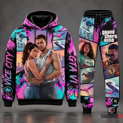 GTA6 Transformation Fan Set — GTA6 Hoodie & Sweatpants