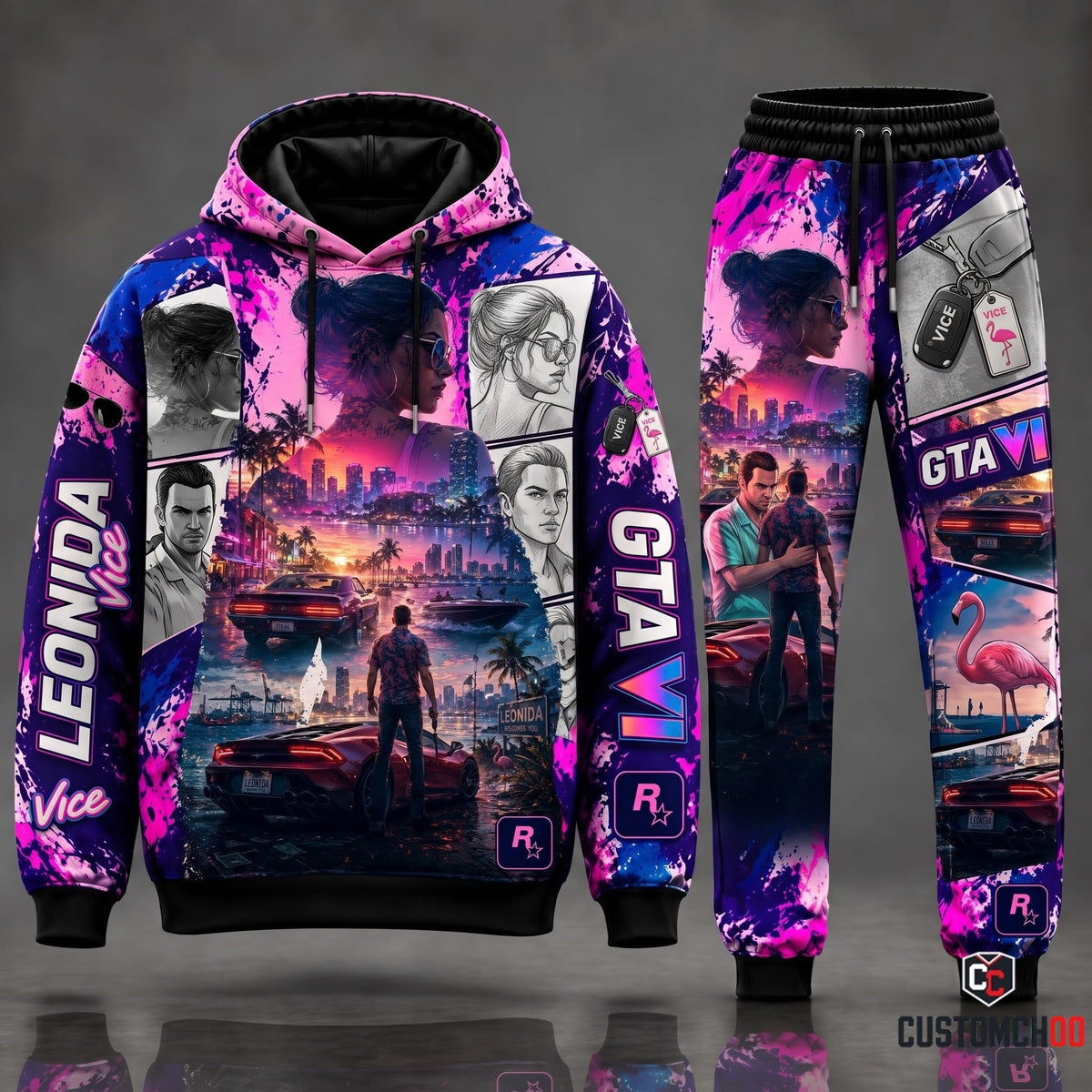 GTA6 Transformation Fan Set — GTA6 Hoodie & Sweatpants