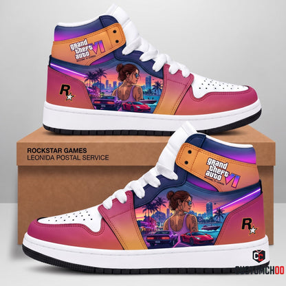 Limited Edition GTA 6 Fan Shoes — GTA 6 High Top Sneaker Gift